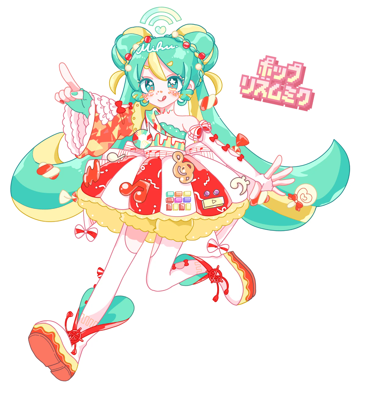 メインビジュアル ポップリズムミク